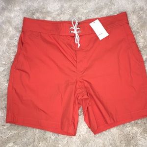 Vince swim shorts size 31 orange NWT bathing suit